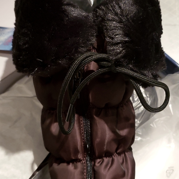 PAJAR Canada New MIA Fur Trim Wedge Front Zip Waterproof Winter Boot Women's 10 - Picture 12 of 17